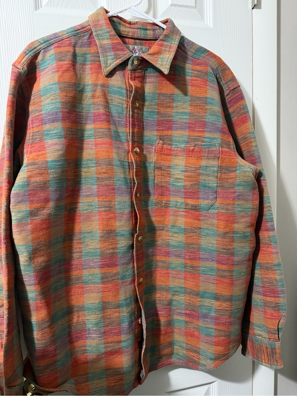 The Territory Ahead Men’s Size L Multicolor Plaid Long Sleeve Button-Up Shirt